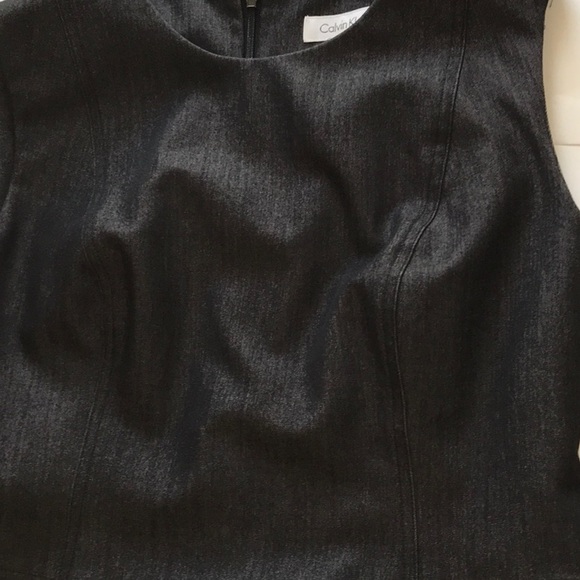 Calvin Klein Black Jean Stretch Dress - Picture 5 of 7